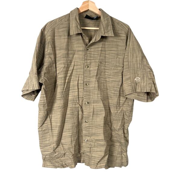 Mountain Hardwear Button Down Brown Men's Size XL Button Down - Picture 1 of 5